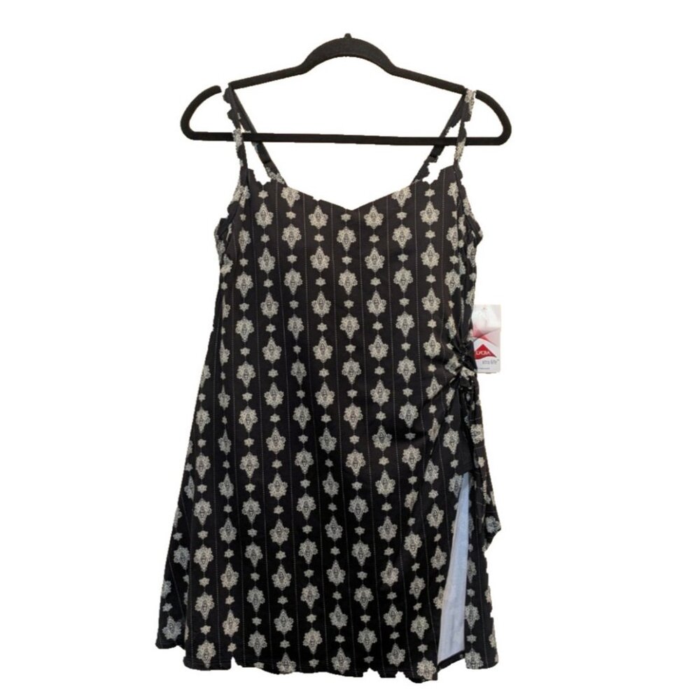 Land's End UPF 50 Sweetheart One-Piece Swim Dress Sz‎ 10 Chlorine Resistnt